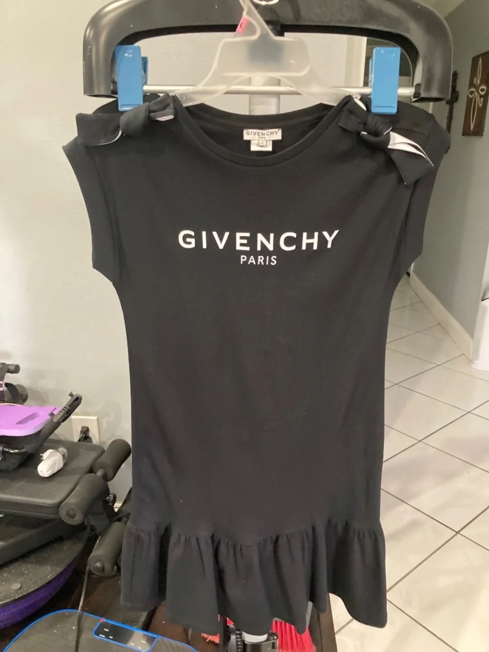 Black givechy Paris dress